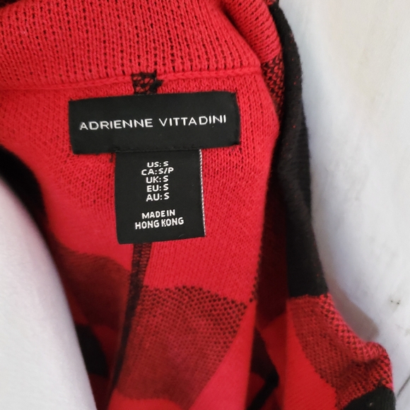 Adrienne Vittadini Buffalo Plaid Sweater - Picture 7 of 8